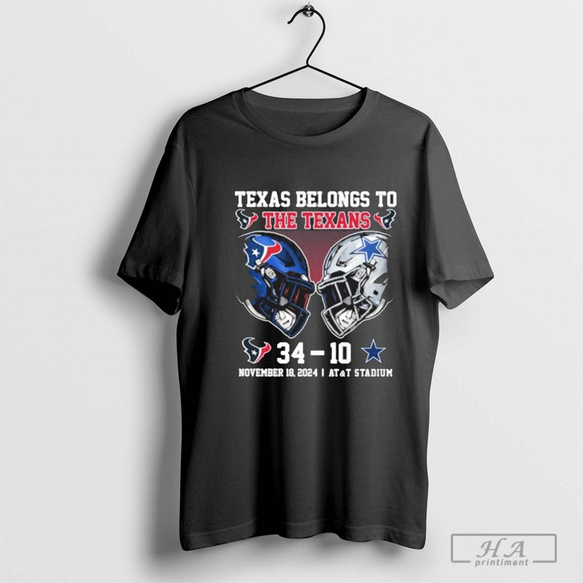 Texas Belongs To The Texans 34-10 Cowboys Shirt Hoodie, Sweatshirt | CoreVibeTees.com
