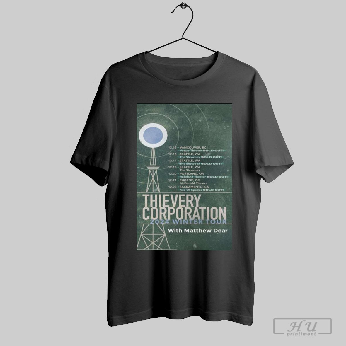Thievery Corporation With Matthew Dear 2024 Poster Winter Tour T Shirt Hoodie, Sweatshirt | CoreVibeTees.com