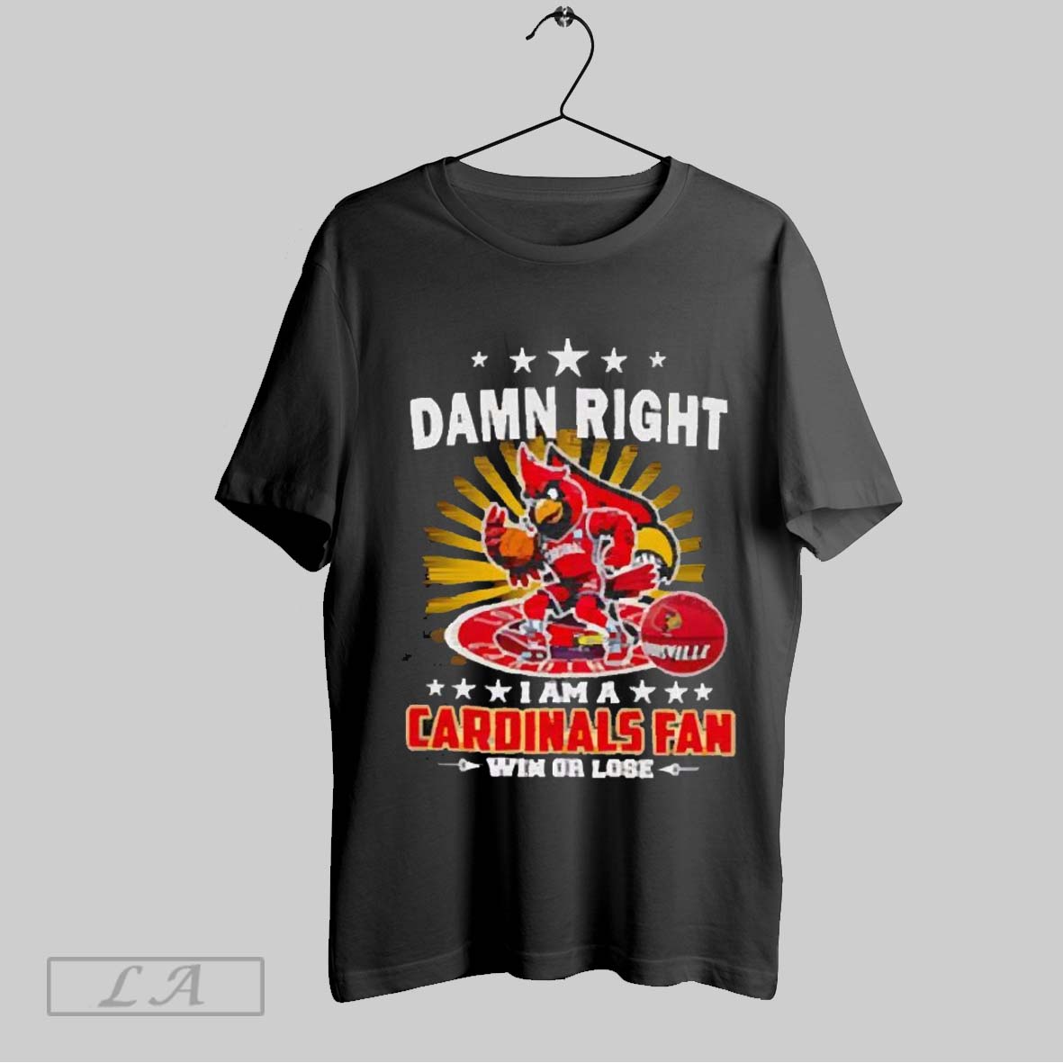 Top Damn Right I Am A Cardinals Fan Win Or Lose 2025 T Shirt Hoodie, Sweatshirt | CoreVibeTees.com