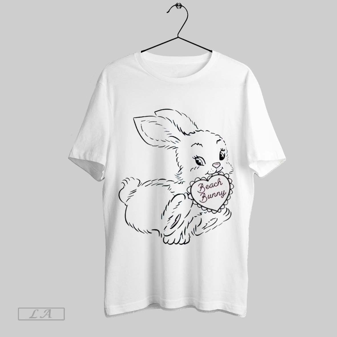 Top Beach Bunny Music Bunny New Rabbit And Heart Sweatshirt T Shirt Hoodie | CoreVibeTees.com