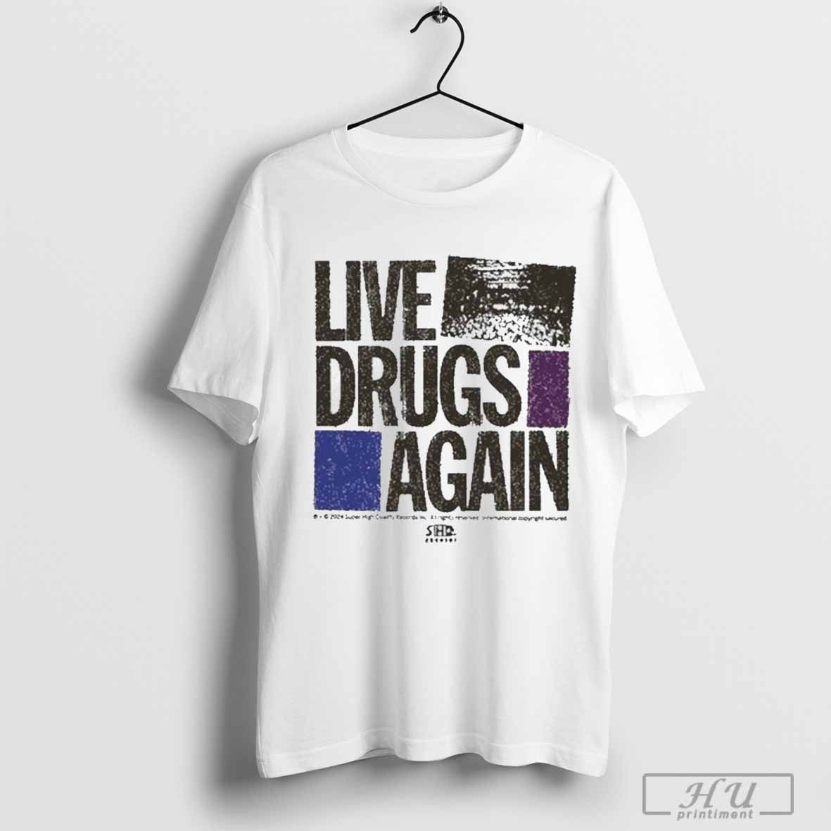 The War On Drugs Live Drugs Again Cover 2024 T-Shirt Hoodie, Sweatshirt | CoreVibeTees.com
