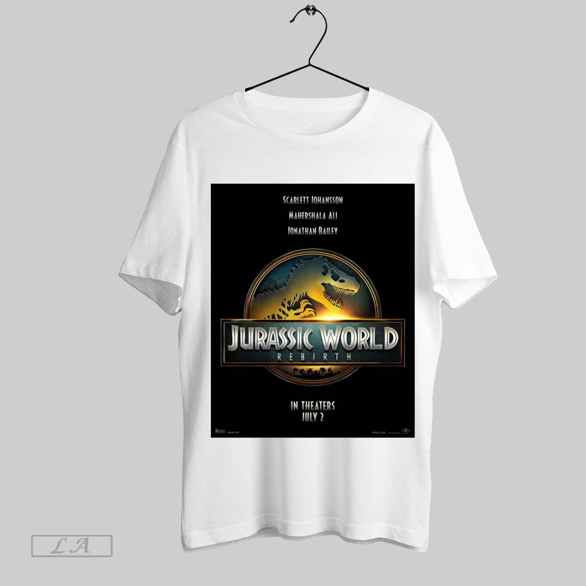 Top Poster Jurassic World Rebirth Scarlett Johansson Mahershala All Jonathan Bailey In Theaters July 2 2025 Unisex...