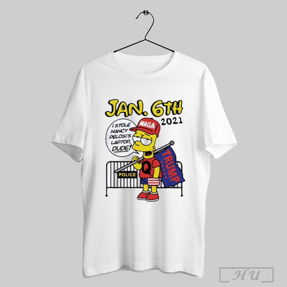 The Simpsons Bootleg Bart Jan 6th 2021 Trump Flag T Shirt Sweatshirt Hoodie | CoreVibeTees.com