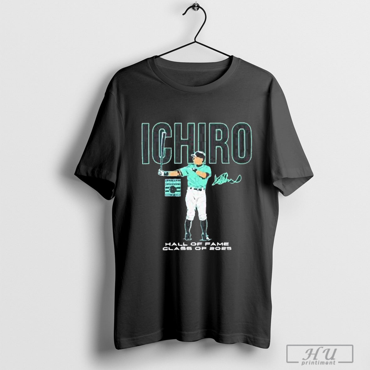 Top Ichiro Suzuki Hall Of Fame Class Of 2025 Signature Shirts Sweatshirt Hoodie | CoreVibeTees.com