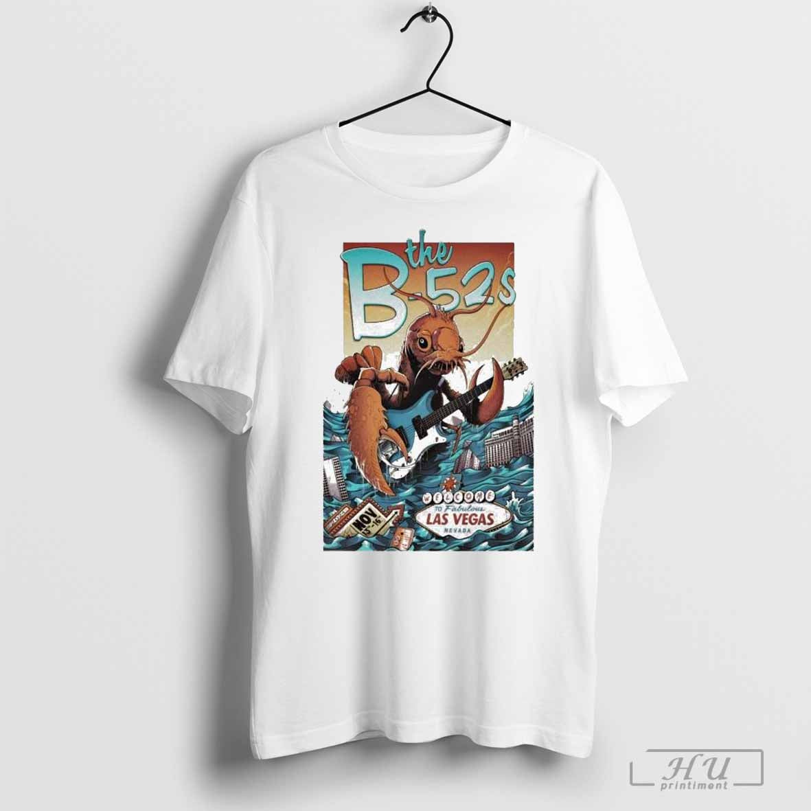 The B-52s Las Vegas NV Nov 13-16 2024 Guitar T-Shirt Hoodie, Sweatshirt | CoreVibeTees.com
