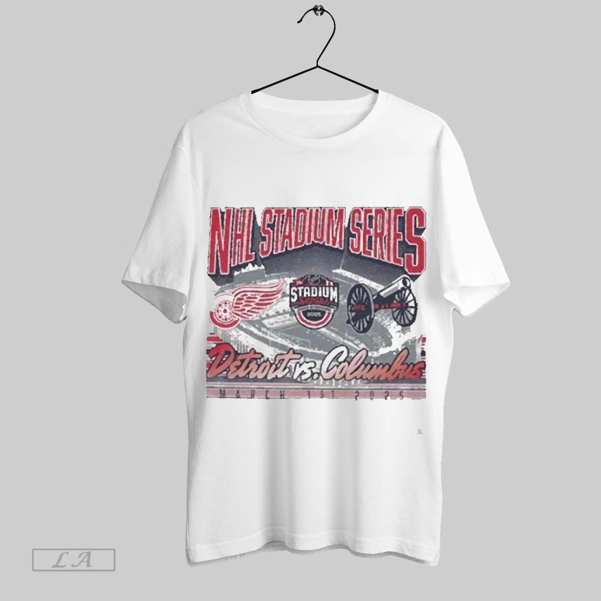 Top Detroit Vs Columbus March 1st 2025 Nhl Stadium Series Match Up 47 Unisex Sweatshirt T Shirt Hoodie | CoreVibeTees.com