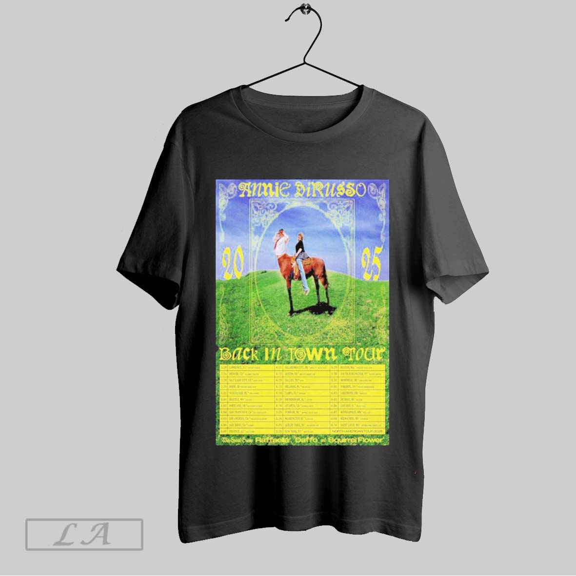 Top Annie Dirusso Back In Town Tour 2025 Dates Poster Sweatshirt T Shirt Hoodie | CoreVibeTees.com