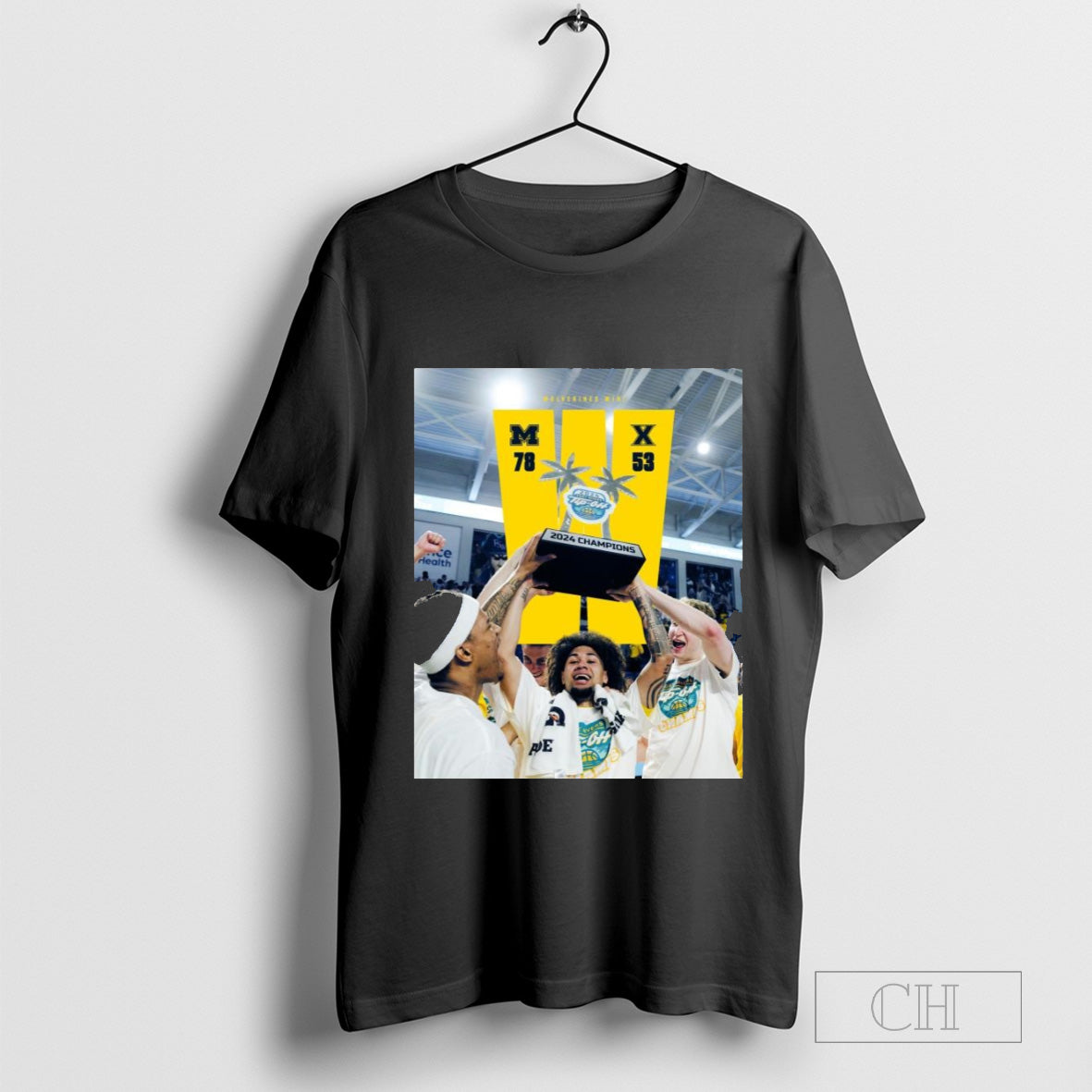 The Michigan Wolverines Win Fort Myers Tip-Off 2024 Champions NCAA t-shirt Hoodie, Sweatshirt | CoreVibeTees.com