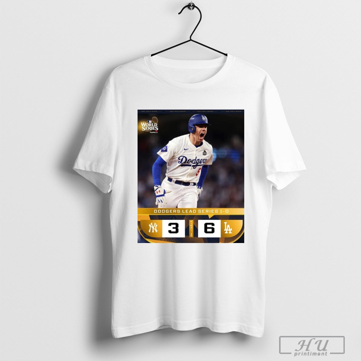 The Dodgers Win Game 1 Of The World Series 2024 New York Yankees 3 â€“ 6 Los Angeles Dodgers Poster T-shirt Hoodie,...