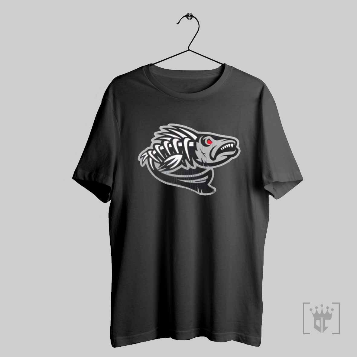 Toledo Walleye Bone Fish Blackout Night T Shirt Hoodie, Sweatshirt | CoreVibeTees.com