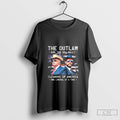 The Outlaw and the Hillbilly Cleaning up America One Liberal at a Time Congrats Donald Trump Vintage Retro t-shirt...