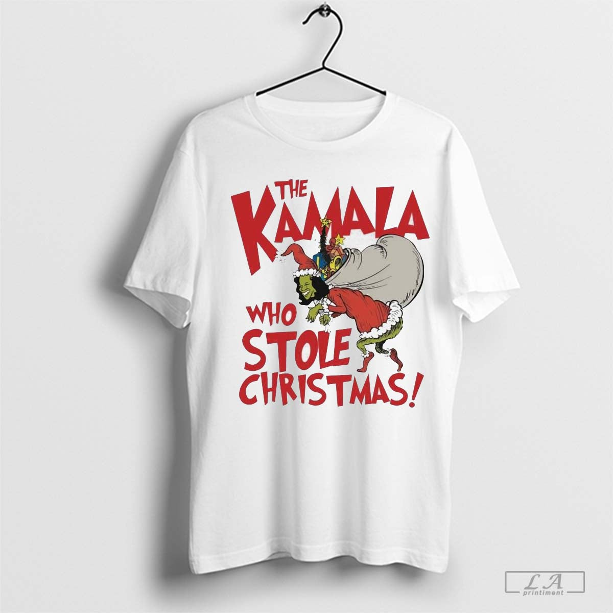 The Kamala Who Stole Christmas T-Shirt Hoodie, Sweatshirt | CoreVibeTees.com