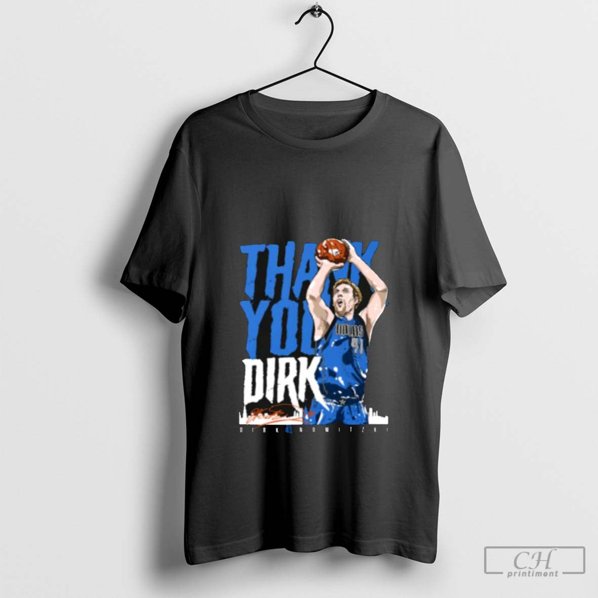 Thank You Dirk Nowitzki 41 Forever Shirt Hoodie, Sweatshirt | CoreVibeTees.com