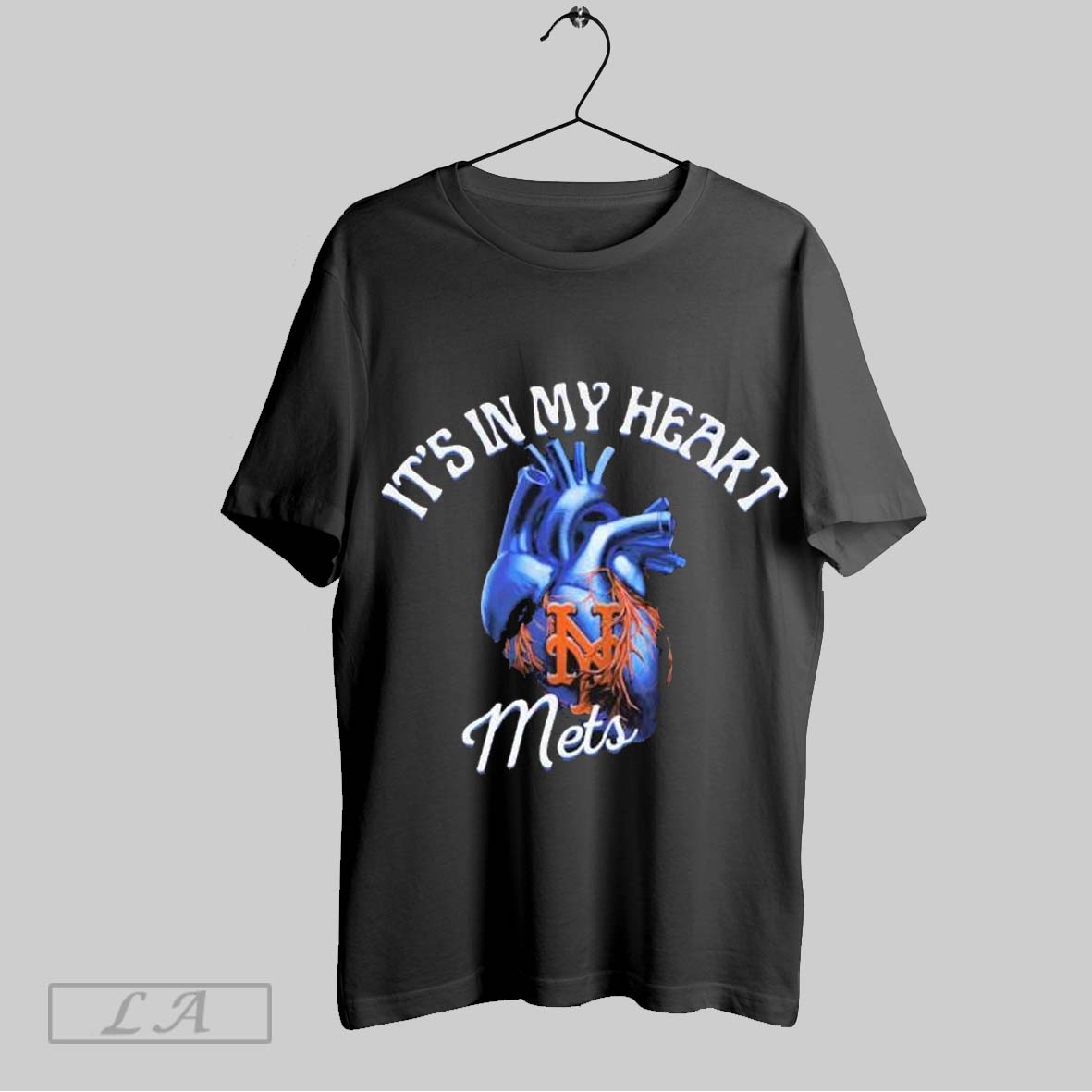 Top New York Mets Its In My Heart T Shirt Sweatshirt Hoodie Shirt | CoreVibeTees.com