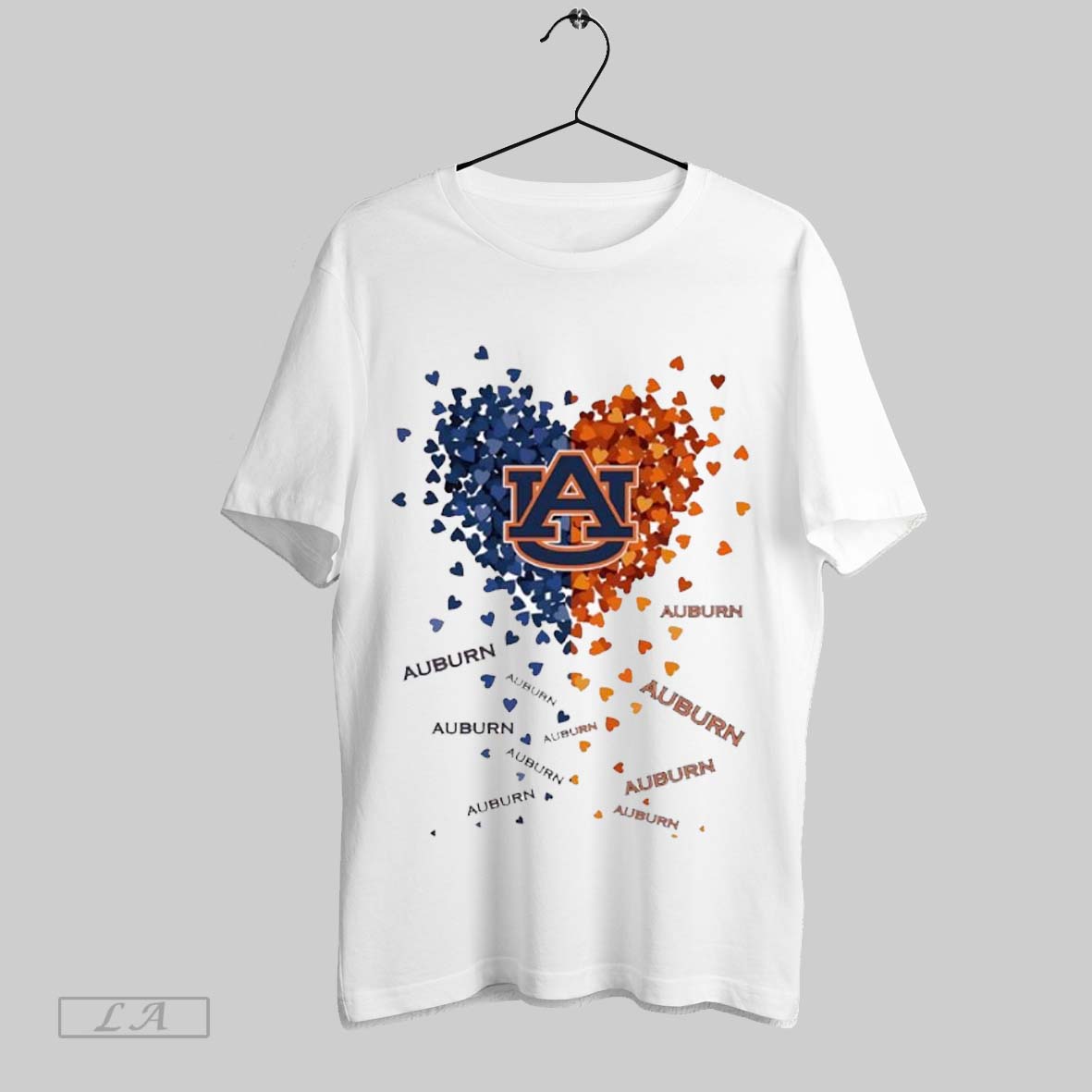 Top Hearts Auburn Tigers Love Football Logo Sweatshirt T Shirt Hoodie | CoreVibeTees.com