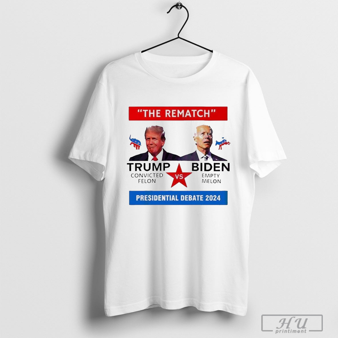The Rematch Donald Trump vs Joe Biden Presidential Debate 2024 T-shirt Hoodie, Sweatshirt | CoreVibeTees.com