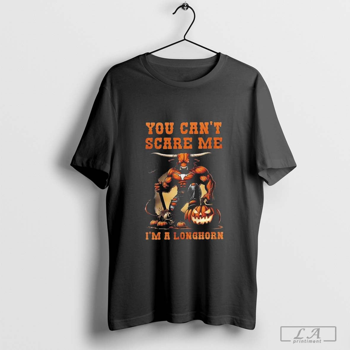 Texas Longhorns Halloween You Canâ€™t Scare Me Iâ€™m A Longhorn Mascot T-Shirt Hoodie, Sweatshirt | CoreVibeTees.com