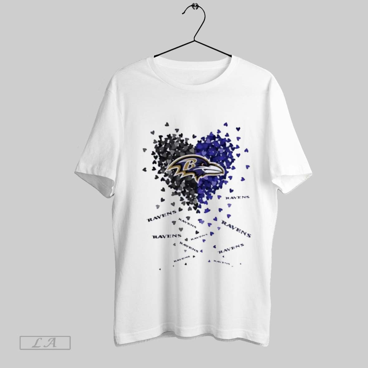Top Hearts Baltimore Ravens Love Football Logo Sweatshirt T Shirt Hoodie | CoreVibeTees.com