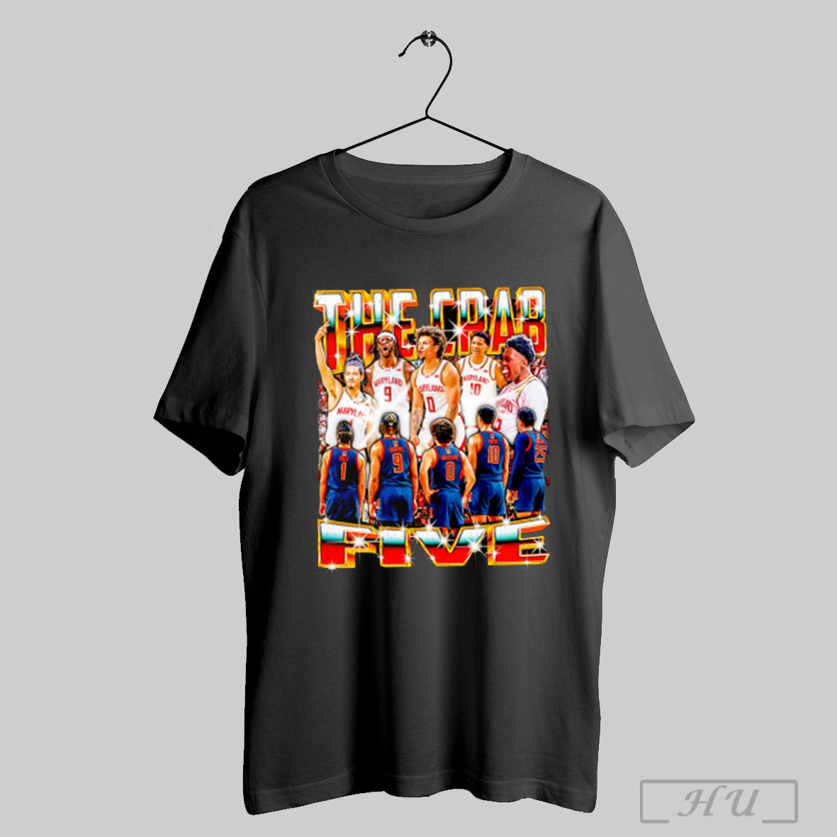 The Crab Five Maryland Basketball Graphic T Shirt Sweatshirt Hoodie | CoreVibeTees.com