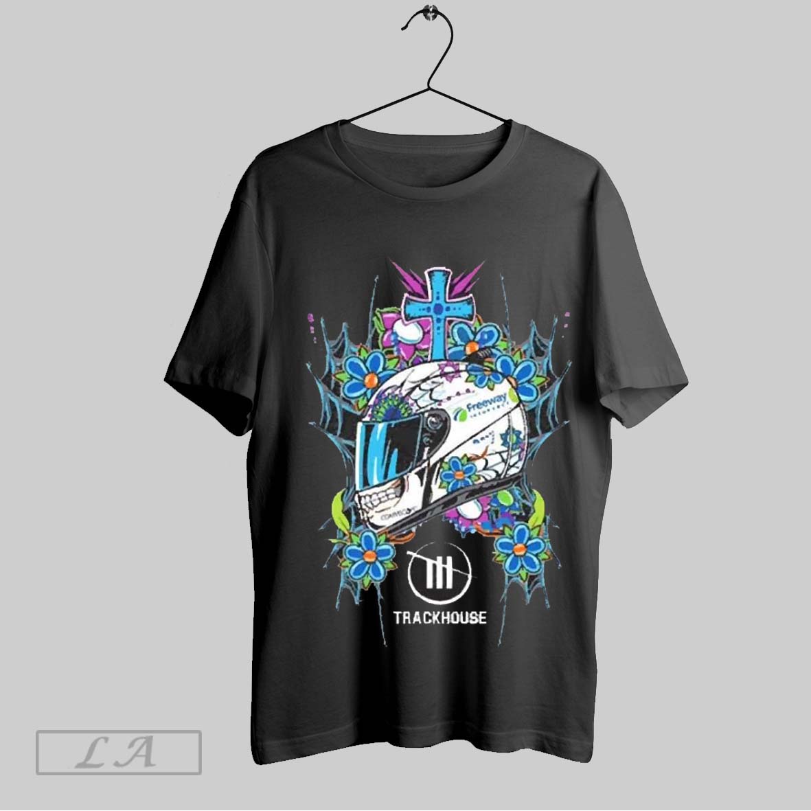 Top Daniel Suarez Trackhouse Racing Team Collection Helmet 2025 Sweatshirt T Shirt Hoodie | CoreVibeTees.com