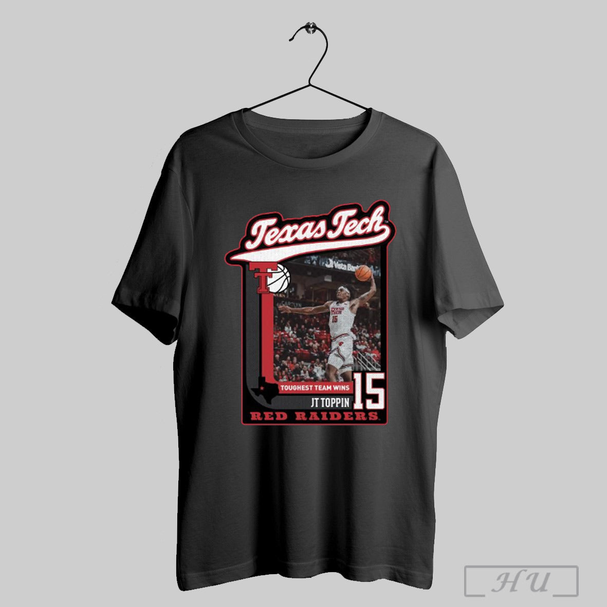 Texas Tech Red Raiders Toughest Team Wins Jt Toppin 15 Action Shot T Shirt Sweatshirt Hoodie | CoreVibeTees.com