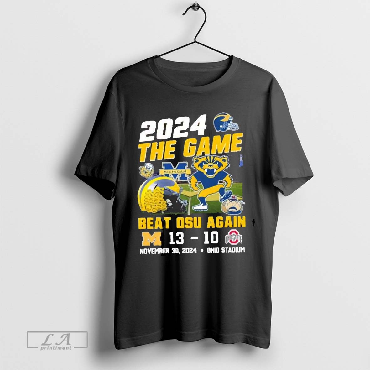 Top 2024 The Game Beat Osu Michigan Wolverines 13 10 2024 T Shirt Hoodie, Sweatshirt | CoreVibeTees.com