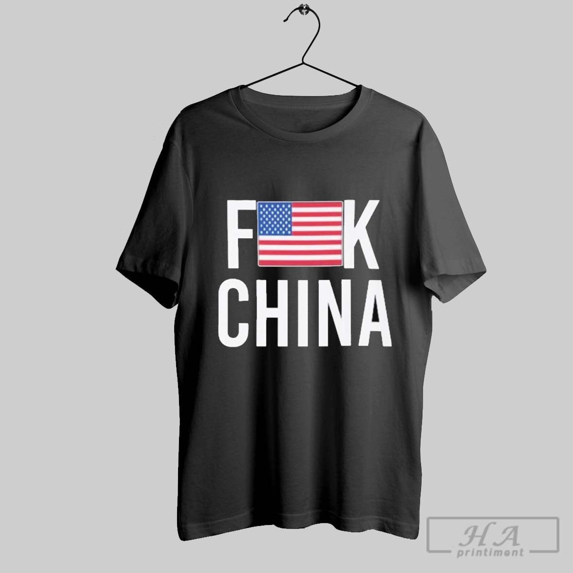 Top American Flag Fuck China T Shirt Hoodie, Sweatshirt | CoreVibeTees.com