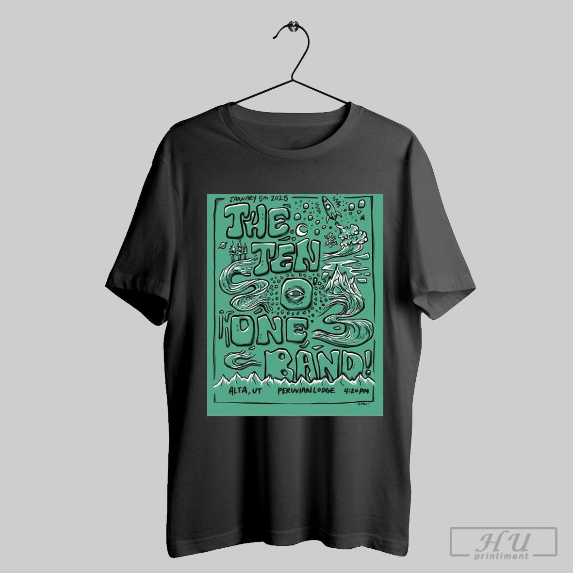 The Ten One Band Peruvian Lodge Alta Ut January 5th 2025 Concert T Shirt Hoodie, Sweatshirt | CoreVibeTees.com