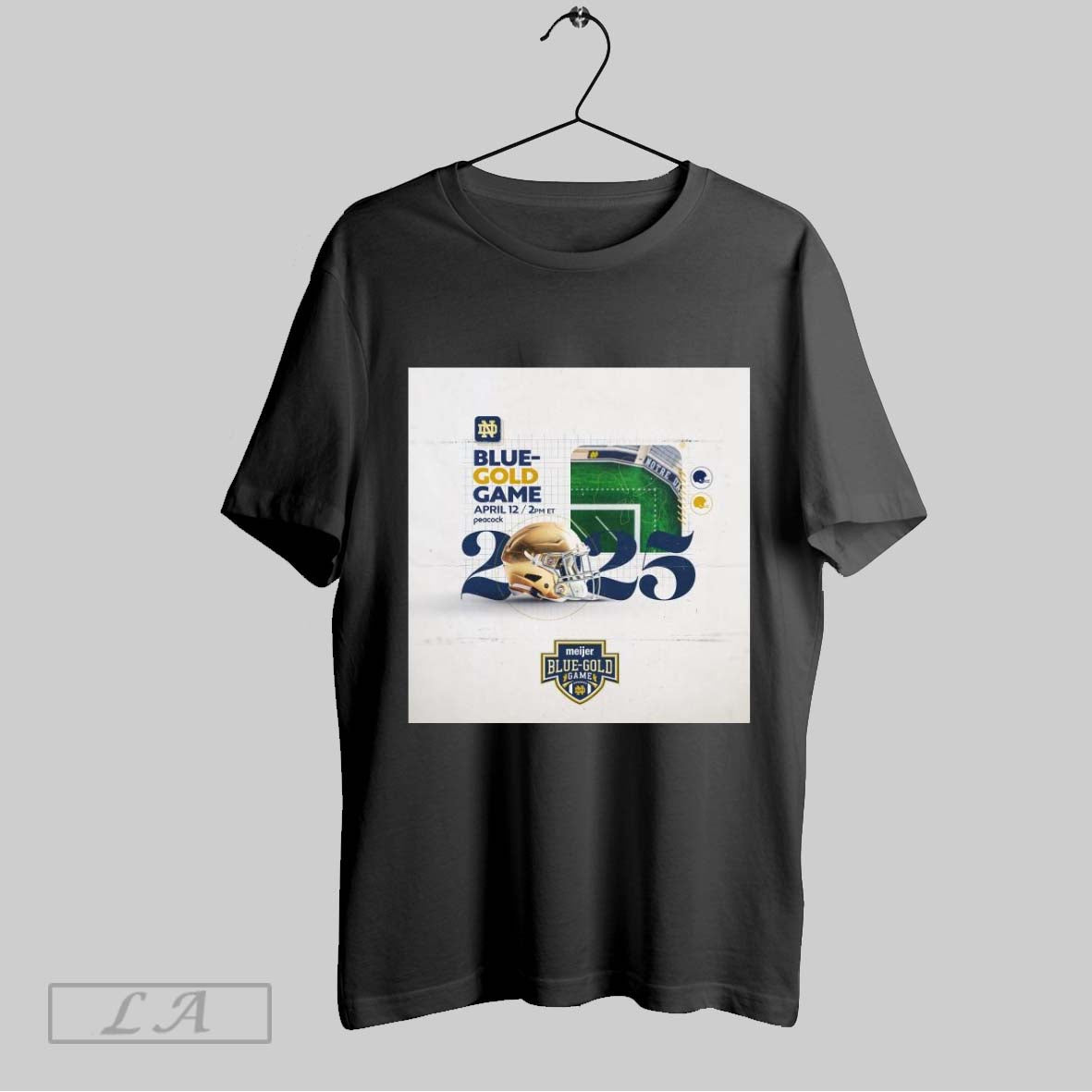 Top Poster Notre Dame Fighting Irish Football 2025 Meijer Blue Gold Game April 12 Unisex Sweatshirt T Shirt Hoodie