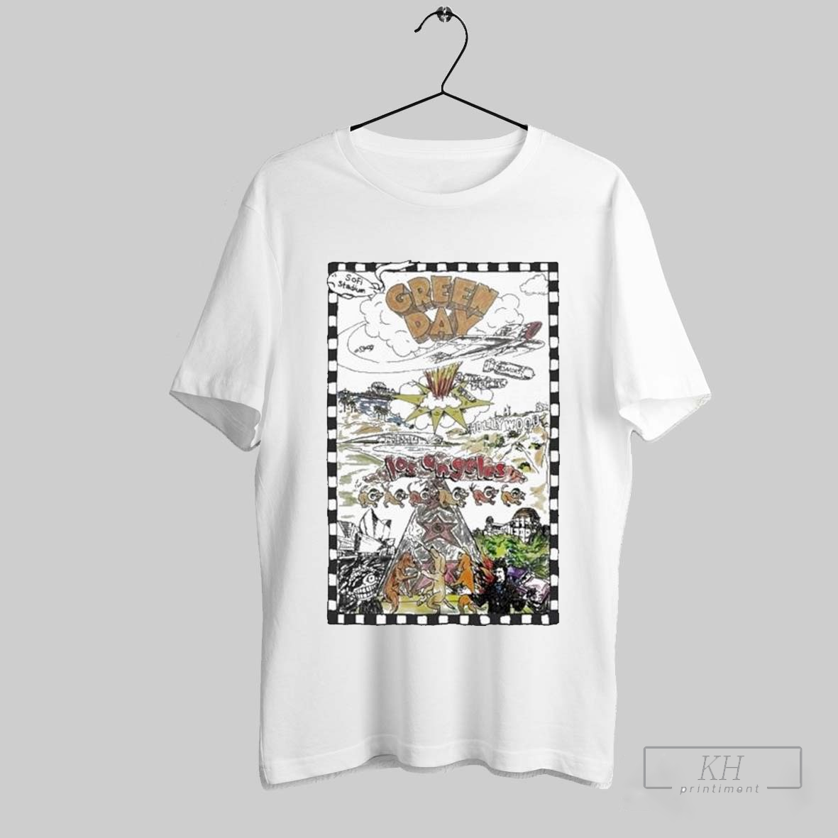 The Green Day Sept 14 2024 Sofi Stadium Los Angeles Ca The Saviors Tour T Shirts T Shirt Hoodie, Sweatshirt
