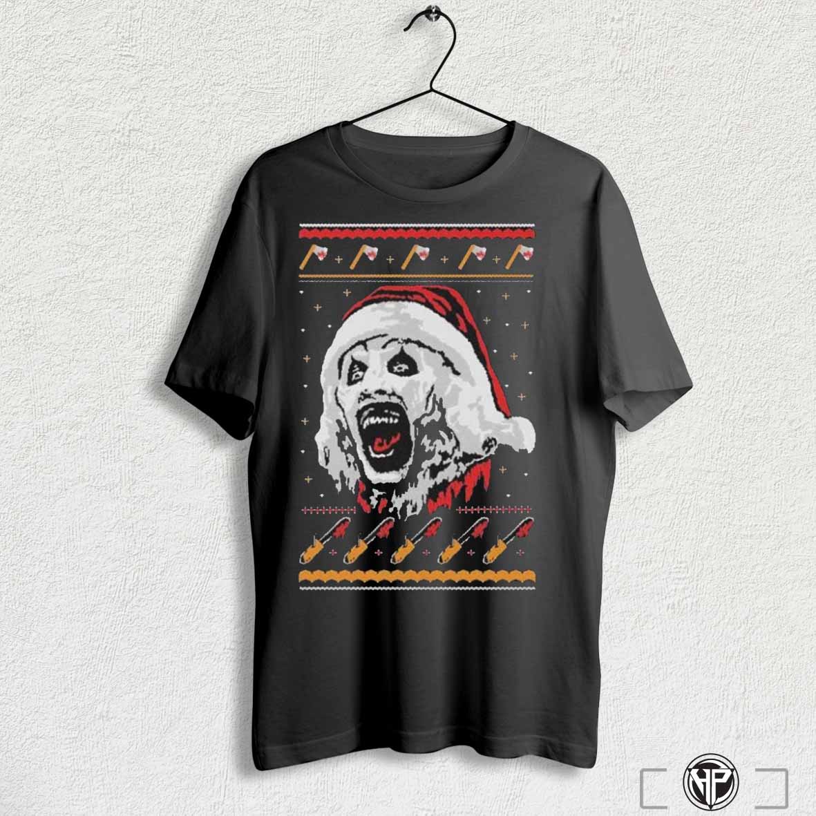 Terrifier 3 Festive Frights Ugly Christmas Shirts Trending Hoodie, Sweatshirt | CoreVibeTees.com