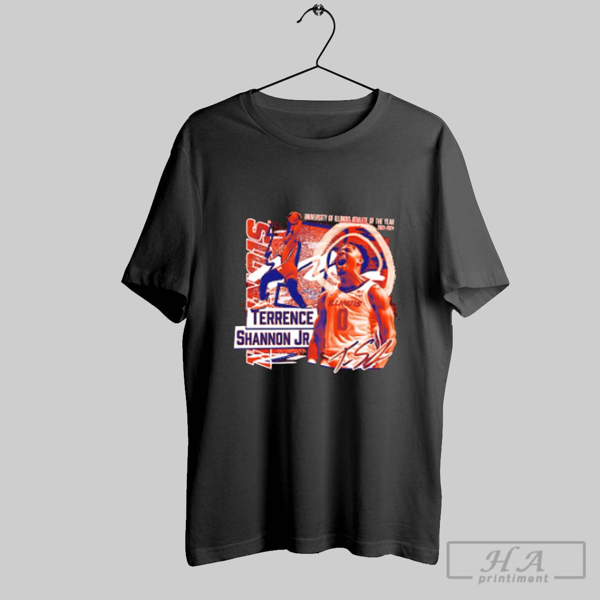 Terrence Shannon Jr Illinois Basketball Scream Shirt Hoodie, Sweatshirt | CoreVibeTees.com