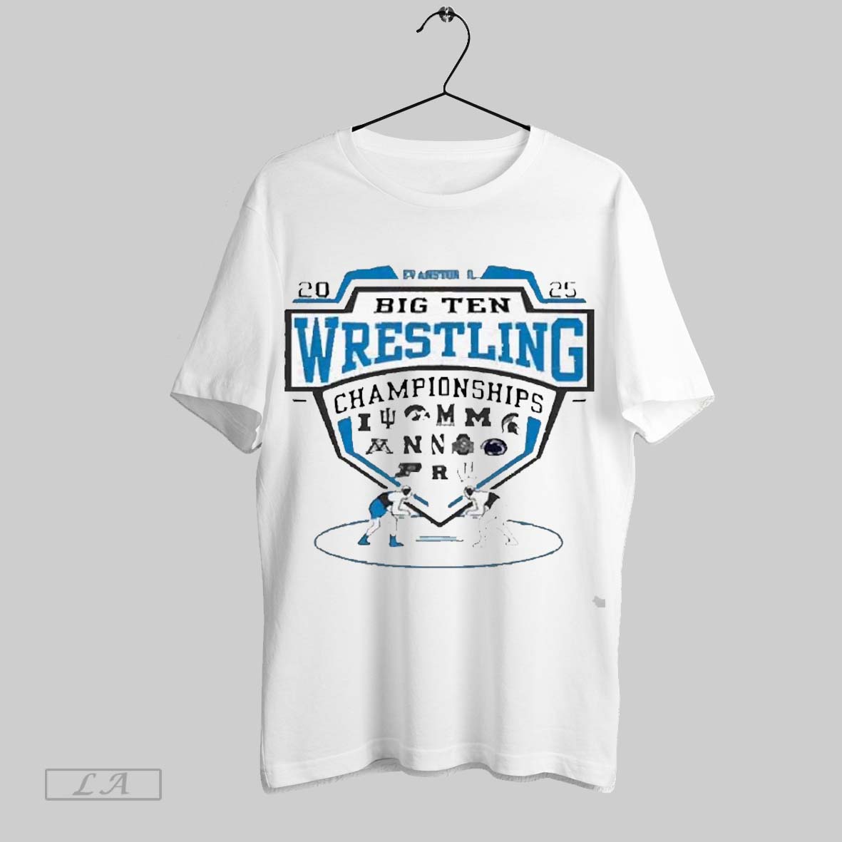 Top Big Ten 2025 Wrestling Tournament Championship Evanston Il Sweatshirt T Shirt Hoodie | CoreVibeTees.com
