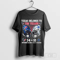 Texas Belongs To The Texans 34-10 Cowboys T-Shirt Hoodie, Sweatshirt | CoreVibeTees.com