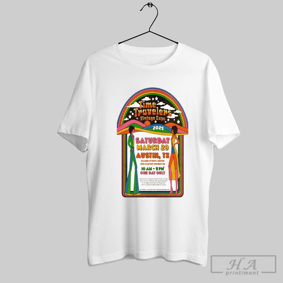 Time Travelers Vintage Expo Austin Tx 3 29 2025 T Shirts Hoodie, Sweatshirt | CoreVibeTees.com