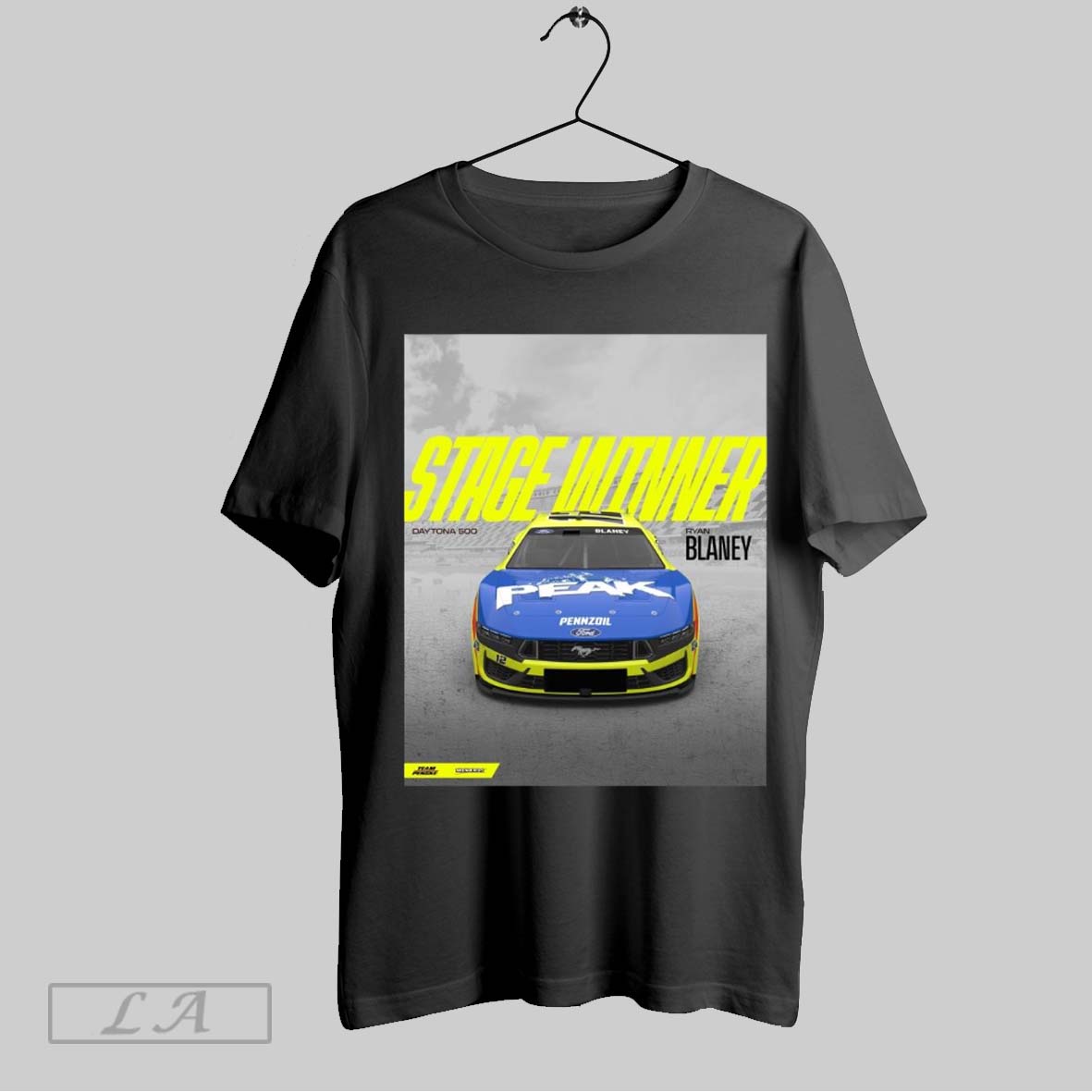 Top Daytona 500 Ryan Blaney Stage Winner Feb 16 2025 Nascar Poster T Shirt Hoodie, Sweatshirt | CoreVibeTees.com