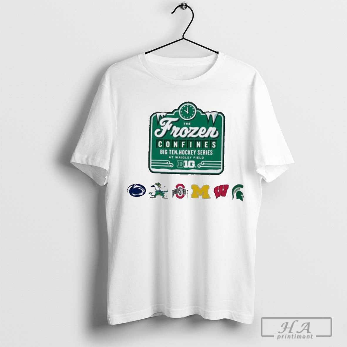 The Frozen Confines BIG TEN Hockey Series 2025 Shirt Hoodie, Sweatshirt | CoreVibeTees.com