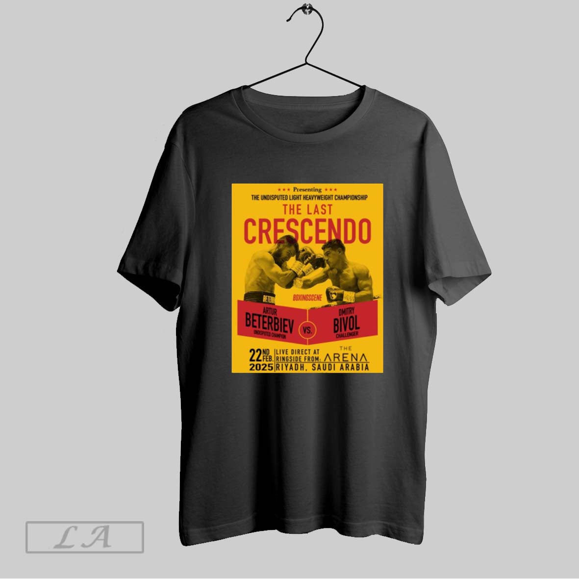 Top Poster The Undisputed Light Heavyweight Championship The Last Crescendo Beterbiev Vs Bivol Feb 22 2025 T Shirt...