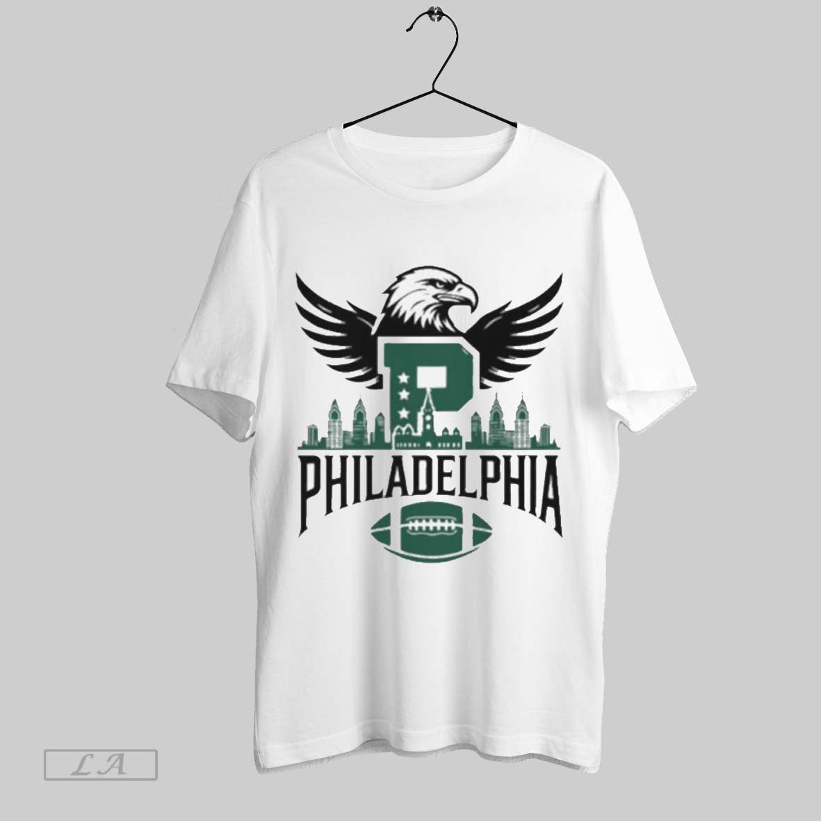 Top Philadelphia City Football Skyline Mascot Unisex Sweatshirt T Shirt Hoodie | CoreVibeTees.com