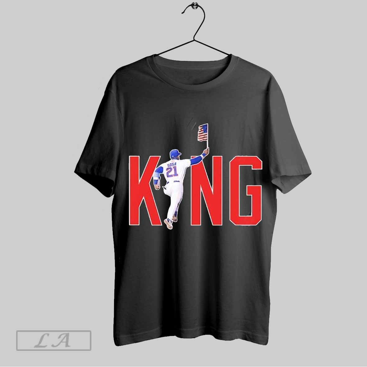 Top Sammy Sosa Is King Unisex Sweatshirt T Shirt Hoodie | CoreVibeTees.com