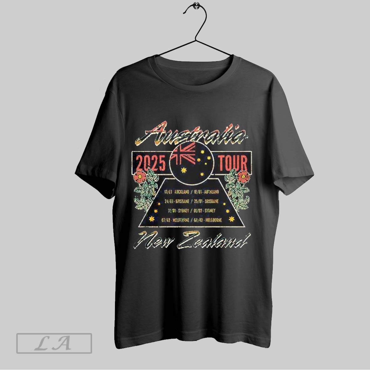 Top Luke Combs Australia And New Zealand Tour 2025 Eagle T Shirt Hoodie, Sweatshirt | CoreVibeTees.com