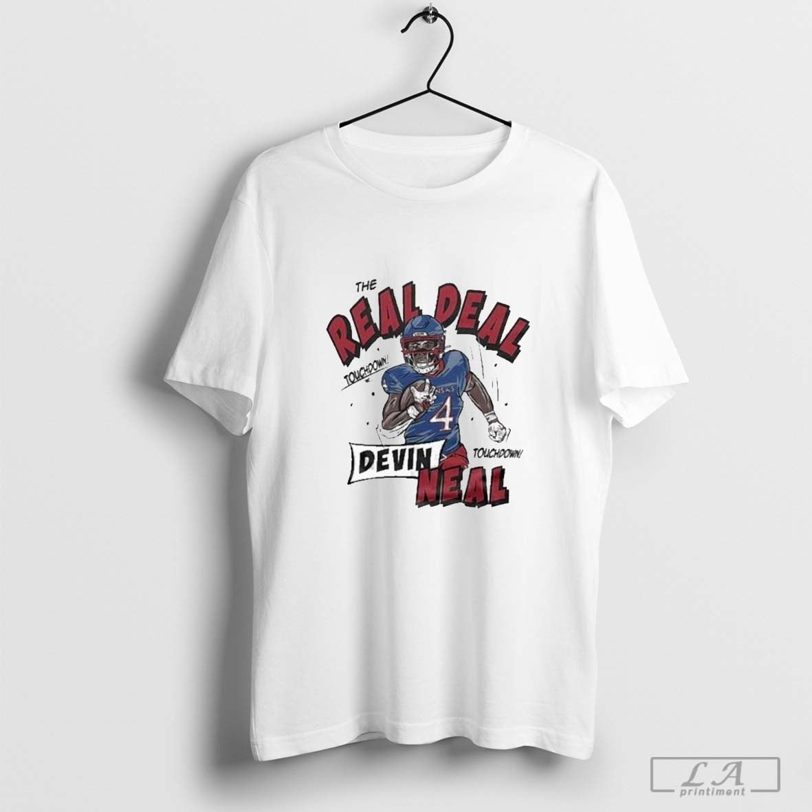The Real Deal Devin Neal Kansas Jayhawks T Shirt Hoodie, Sweatshirt | CoreVibeTees.com