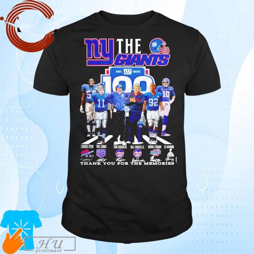 The New York Giants 100 Thank You For The Memories T-Shirt Hoodie, Sweatshirt | CoreVibeTees.com