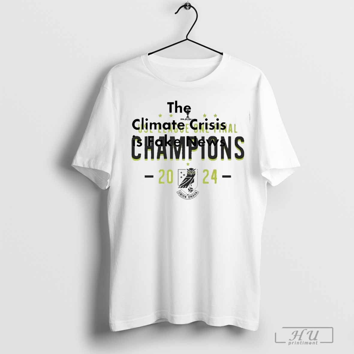The Climate Crisis Is Fake News T-shirt Hoodie, Sweatshirt | CoreVibeTees.com