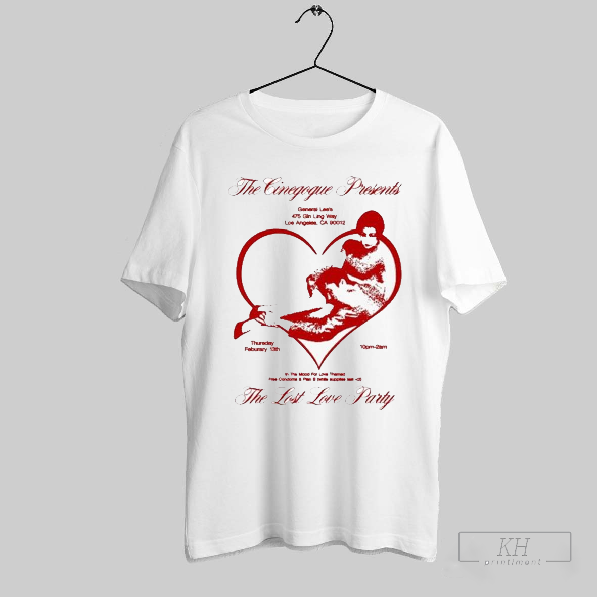 The The Cinegogue The Lost Love Party Los Angeles Ca February 13 2025 T Shirts T Shirt Hoodie, Sweatshirt | CoreVibeTees.com