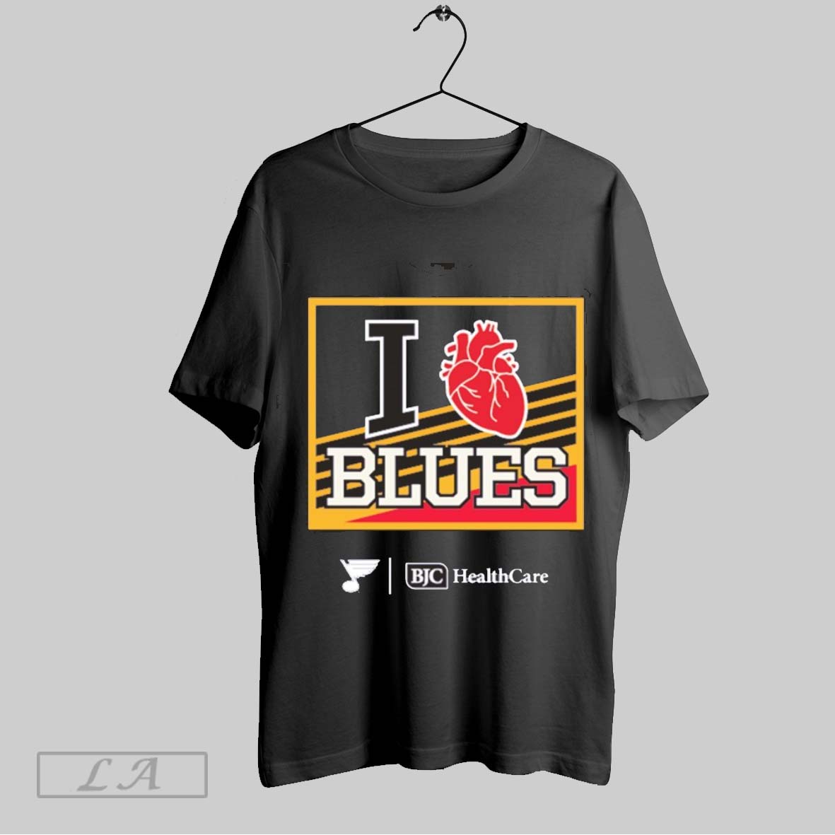 Top Bjc Healthcare I Heart Blues St Louis Blues Logo Unisex Sweatshirt T Shirt Hoodie | CoreVibeTees.com
