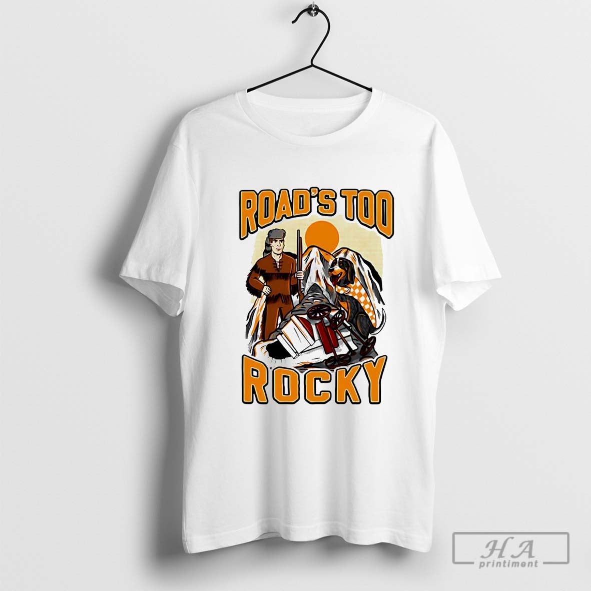 Tennessee Volunteers Road's Too Rocky Shirt Hoodie, Sweatshirt | CoreVibeTees.com
