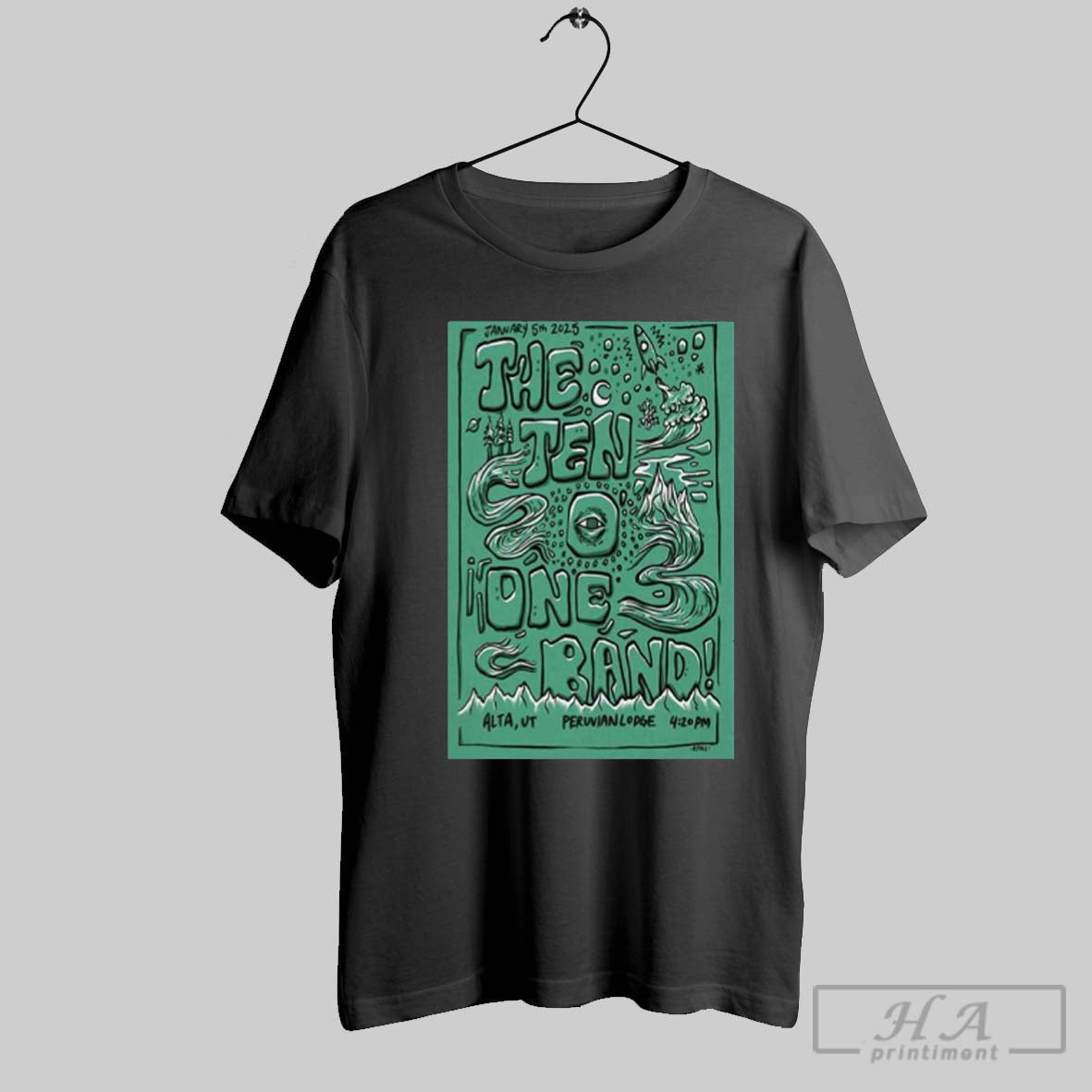 The Ten One Band Peruvian Lodge Alta Ut January 5th 2025 Concert Shirt Hoodie, Sweatshirt | CoreVibeTees.com
