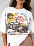 Retro Memories 1989 Nascar Chase Dale Earnhardt T-Shirt Cotton Fit college hoodie Top Womenswear Polyester... (Image 1)