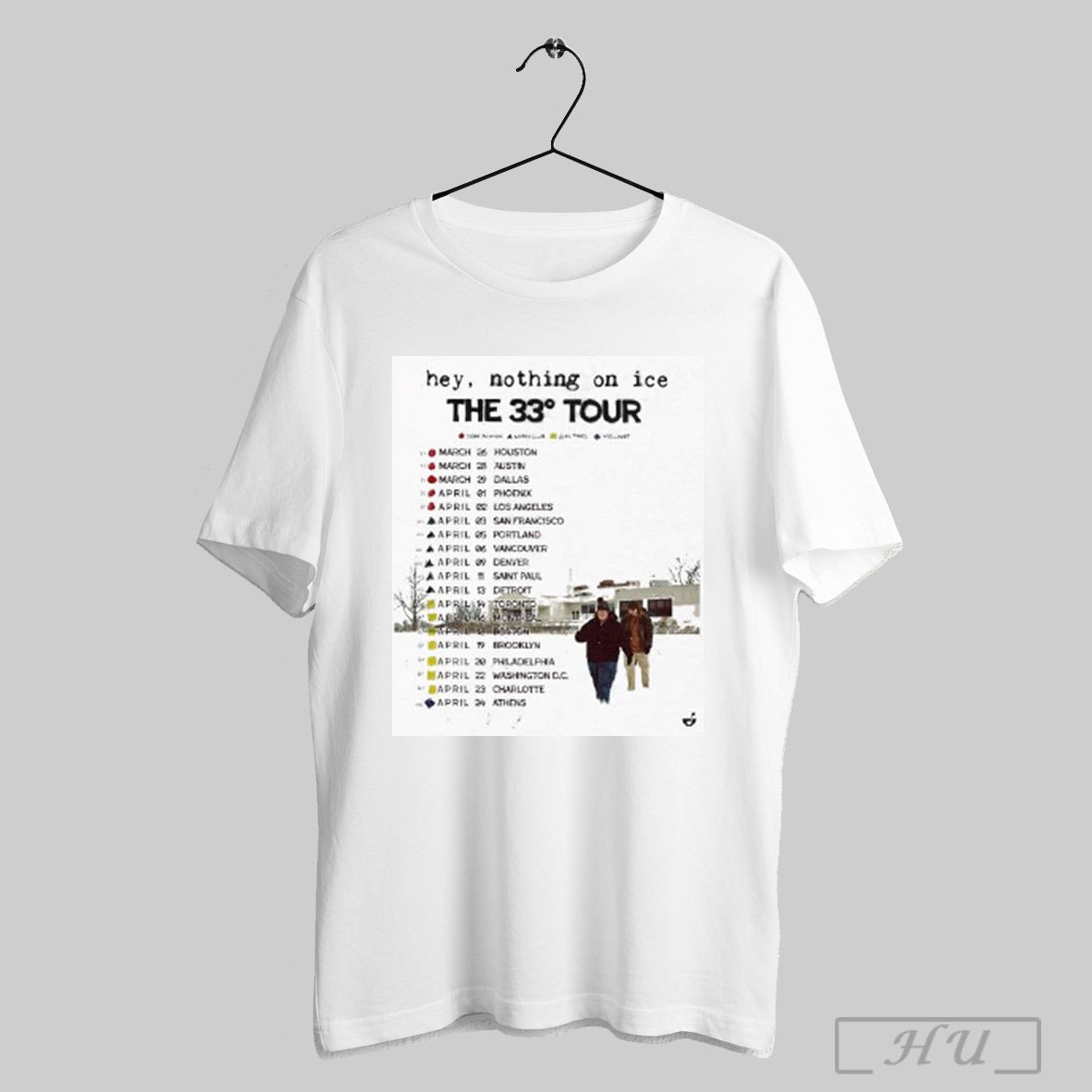 The 33o Tour 2025 Hey Nothing On Ice T Shirts Sweatshirt Hoodie | CoreVibeTees.com